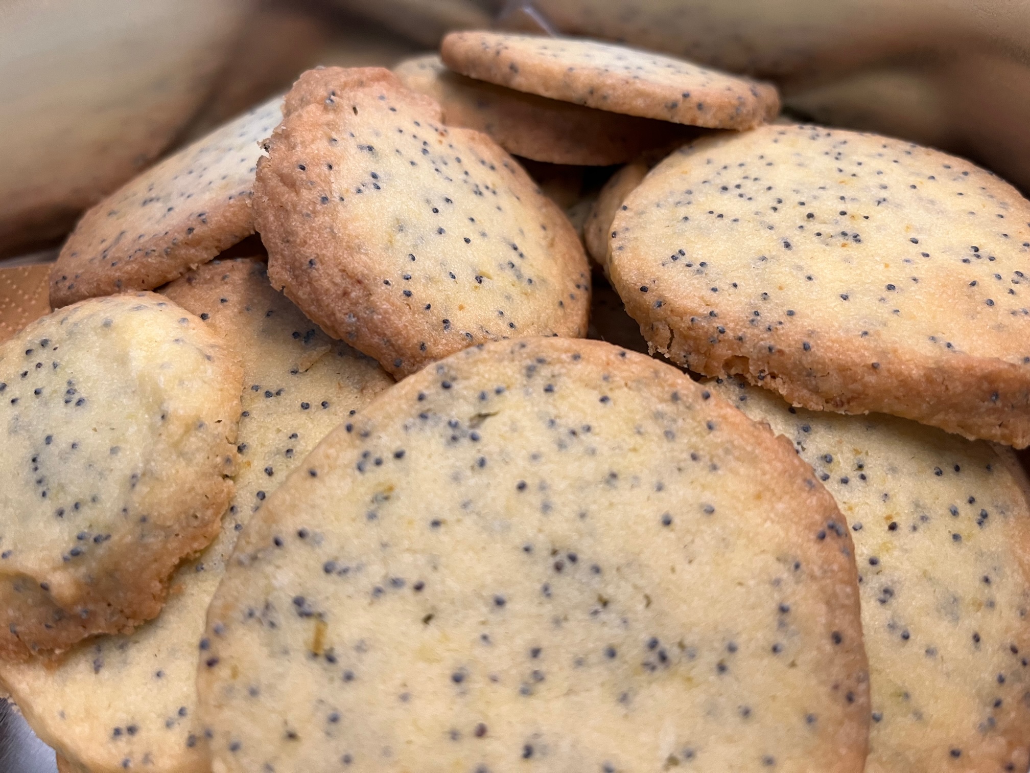 Koekjes met citroen en maanzaad - Grootmoeders Gebak