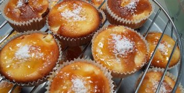 Ananas en kokos cakejes Grootmoeders Gebak