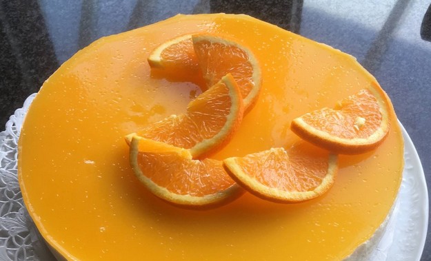 Kwarktaart met sinaasappel Grootmoeders Gebak