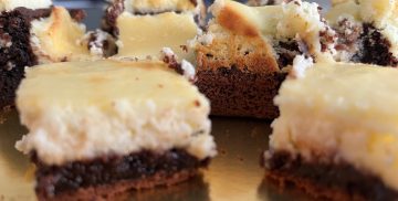 Cheesecake brownies - Grootmoeders Gebak